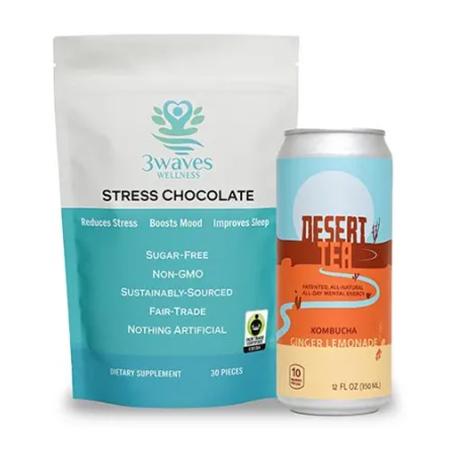 The Bundle: Stress Chocolates and Desert Tea